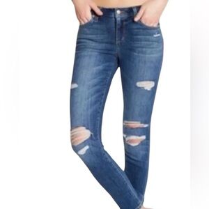JOE’S JEANS➕Distressed Mid-Rise Stretch Jeans